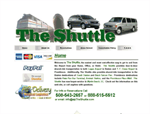 Tablet Screenshot of aiptheshuttle.com